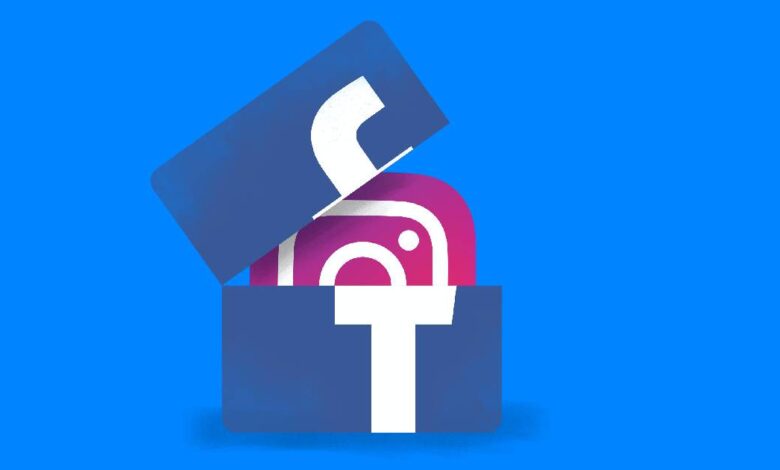 كيف تفصل بين حسابي فيسبوك وانستاجرام الخاصين بك؟