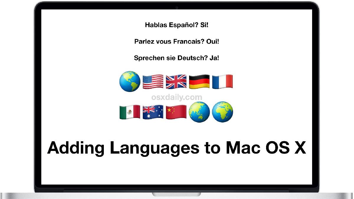 كيف تقوم بتغيير اللغة و "المنطقة" على جهاز ماك الخاص بك ، للمستخدمين متعددي اللغات؟